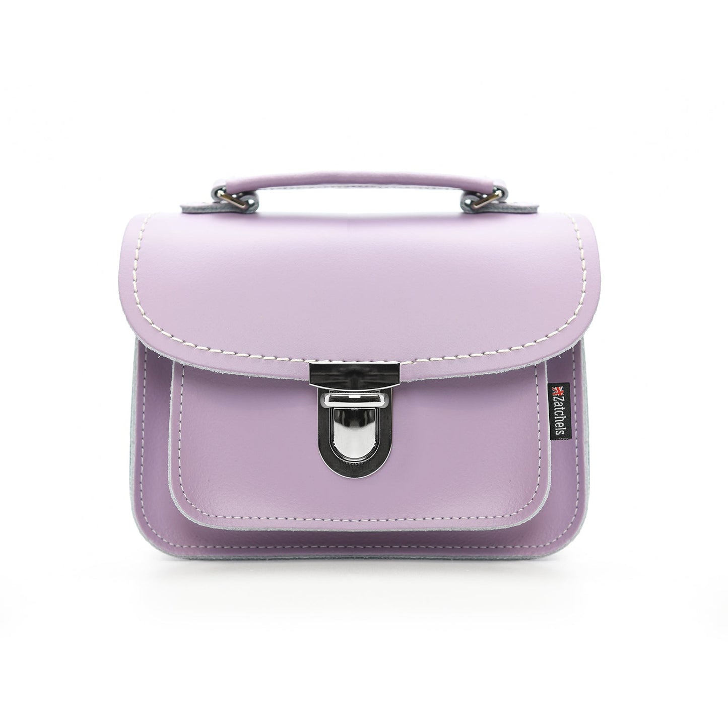 Luna Handmade Pastel Violet Leather Bag showcasing its luxurious craftsmanship and elegant design, perfect for both casual and formal occasions.