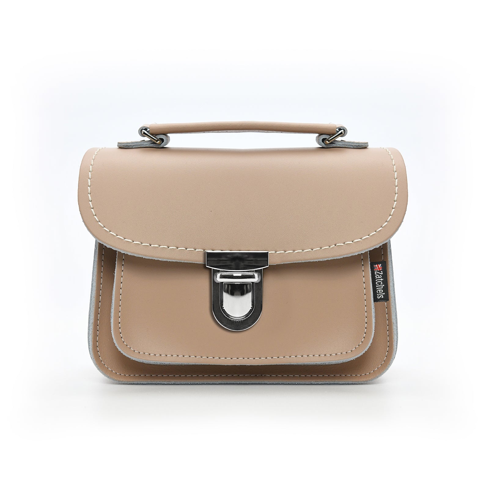 Luna Iced Coffee Handmade Leather Bag displayed elegantly, showcasing its premium UK-sourced leather and sophisticated design for luxury accessory enthusiasts.