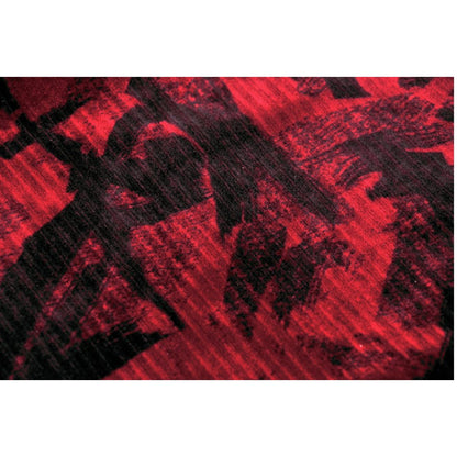 Close-up detail of the sumptuous burgundy velvet fabric and intricate lace accents on the Dark in Love Tatiana Cropped Jacket.