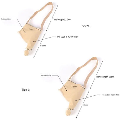 Elegant design of Dazzling Dreams Studio's Gel Bunion Protector Socks, combining functionality and style for a pain-free lifestyle.