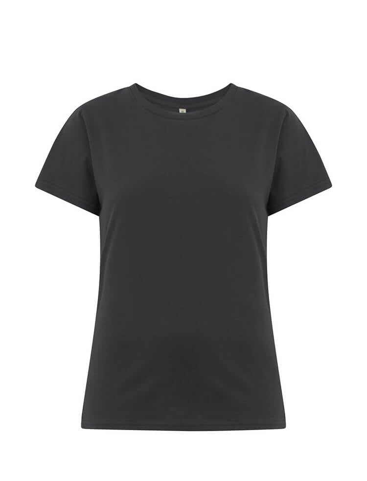 Luxury organic cotton essential t-shirt set for women, showcasing eco-friendly and GOTS certified apparel in a stylish pack.