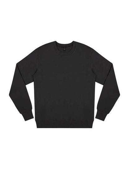 Soft brushed 3-ply French terry knit sweatshirt in faded colour, epitomising sustainable style and comfort for casual wear.