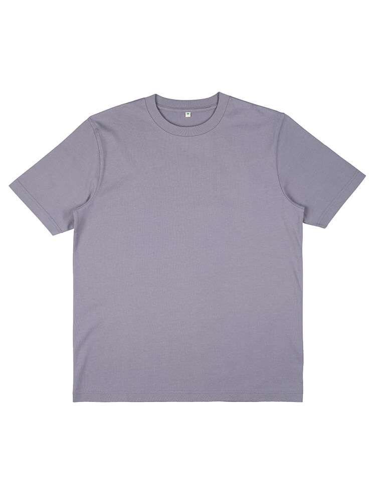Elegant display of 100% cotton Organic Extra Heavy T-Shirt, showcasing its soft texture and CO2 neutral credentials, perfect for the eco-conscious fashion enthusiast.