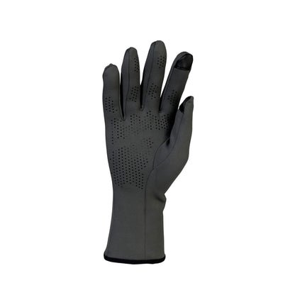 KYMIRA Infrared Fleece Gloves demonstrating innovative silicon microdot grip technology for optimal functionality.