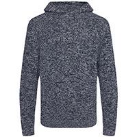 Stylish display of the Iguazu Recycled Knitted Hoodie in various sizes, emphasizing versatile fashion for all body types.