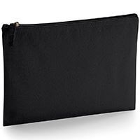 Versatile Earthaware Organic Cotton Accessory Pouch, featured in a lush heavyweight material, ideal for chic and sustainable living.