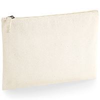 Luxurious multi-purpose Earthaware Organic Cotton Accessory Pouch available in various sizes for sophisticated storage solutions.