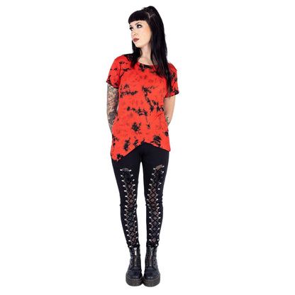 Stylish Vixxsin Giada Leggings modeled by a woman, demonstrating a perfect fit and versatile fashion essence.