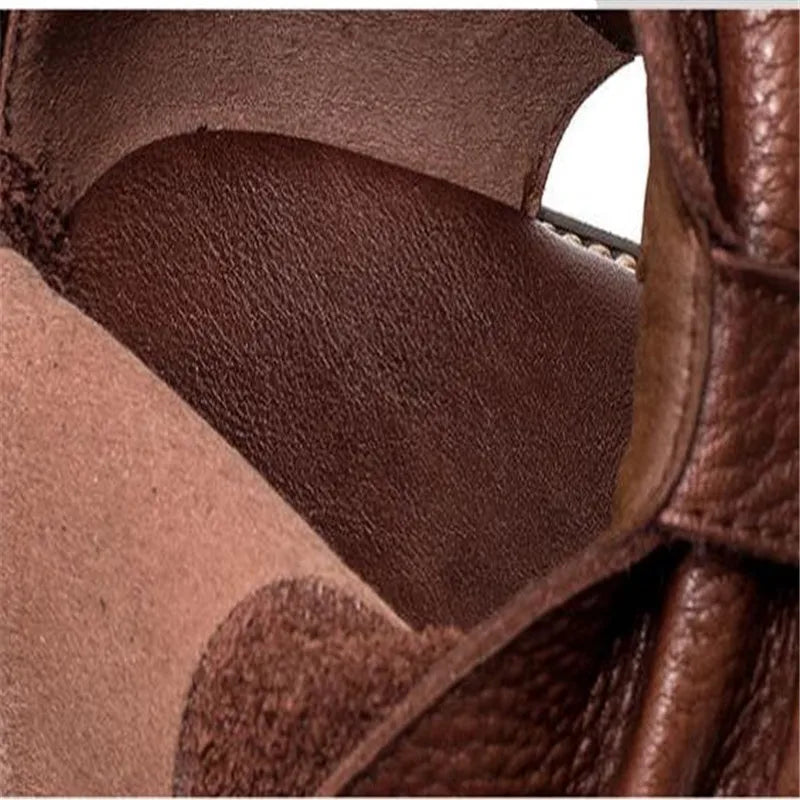 Trendy Women's Vintage Sandals with Platform and Open Vamp, designed for ultimate comfort and timeless style.