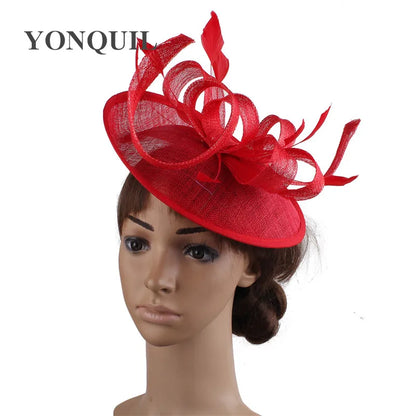 Exquisite Bride Derby Fascinator with headband, designed for elegance at weddings and formal events.