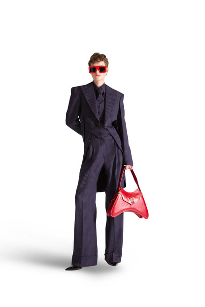 Stylish handbag showcasing one zippered pocket, perfect for modern, elegant living.