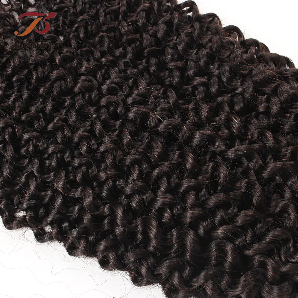 Sophisticated display of curly human hair extensions, crafted from 100% Indian Remy for a natural and stylish look.