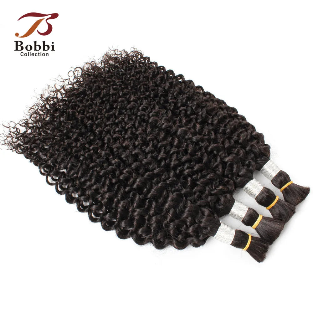Glamorous close-up of Indian Remy natural black curly hair extensions, perfect for stylish braiding and versatile hairstyles.