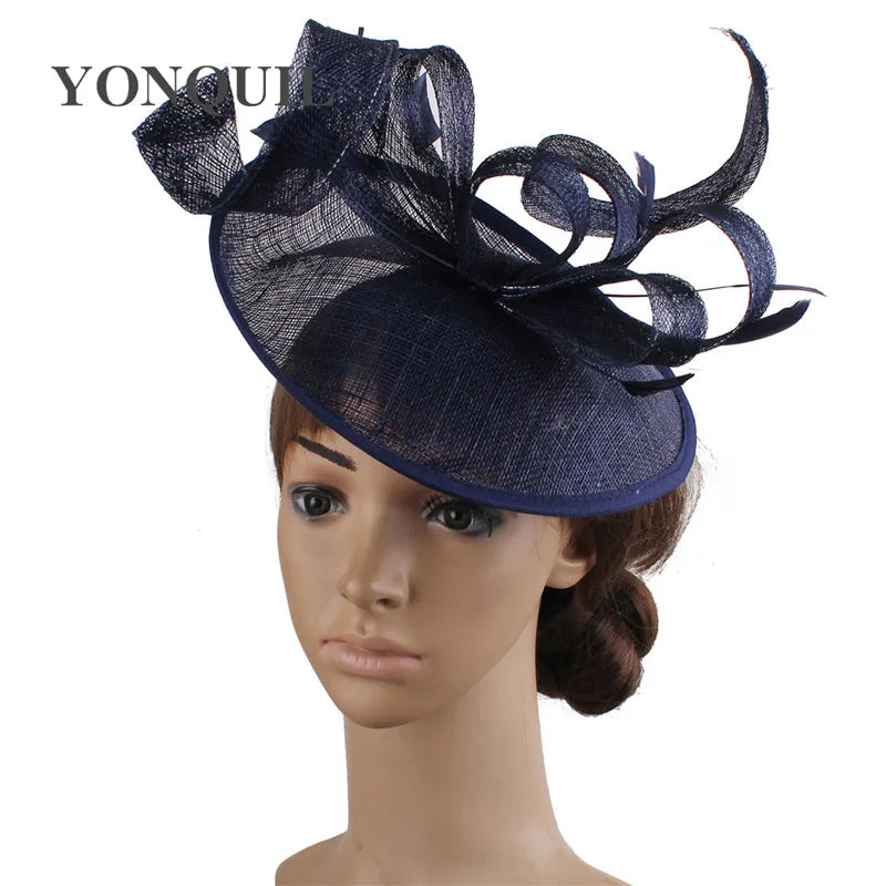 Luxurious linen material used in Women's Chuch Hat, ideal accessory for sophisticated celebrations.