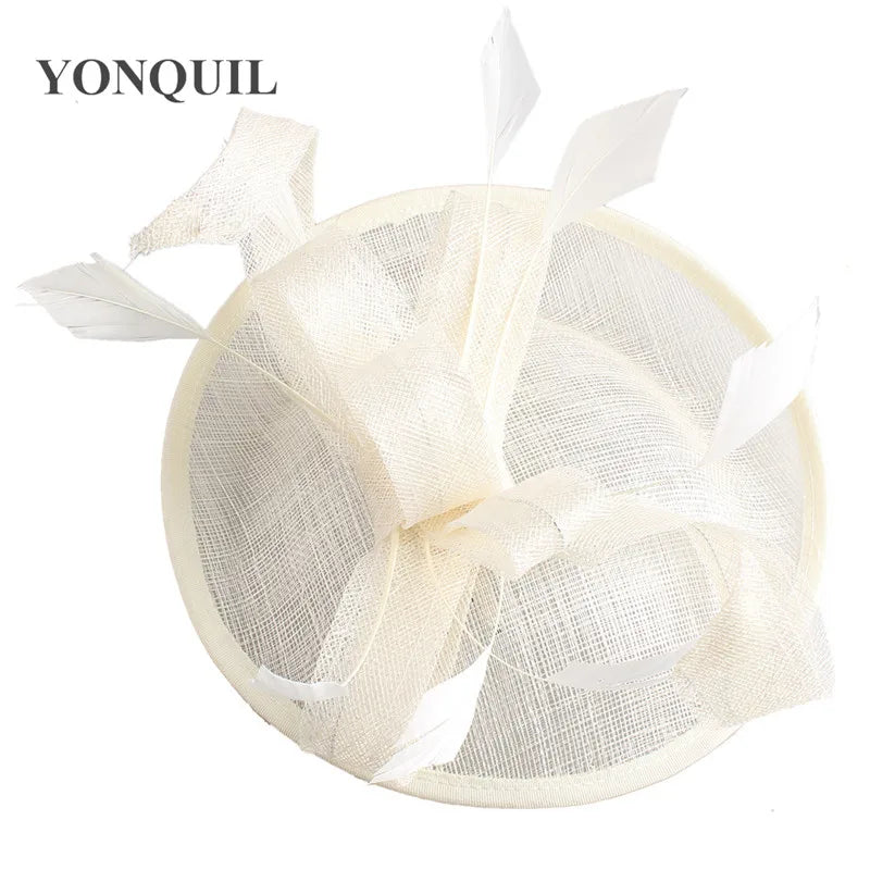 Chic Derby fascinators for women, made from fine linen, suitable for special occasions and stylish outings.