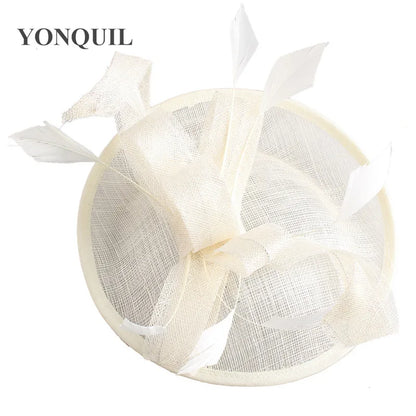 Chic Derby fascinators for women, made from fine linen, suitable for special occasions and stylish outings.