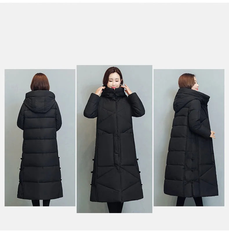 Dazzling women's winter outerwear available in plus sizes M-4XL, embodying a perfect fusion of comfort and luxury for the discerning fashionista.