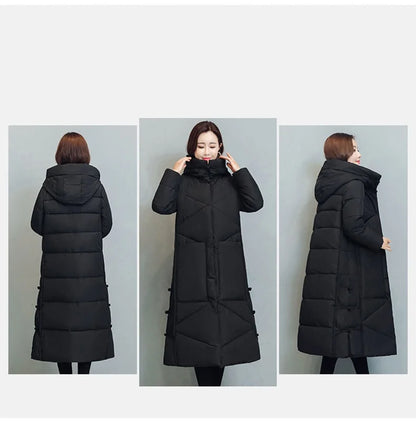 Dazzling women's winter outerwear available in plus sizes M-4XL, embodying a perfect fusion of comfort and luxury for the discerning fashionista.