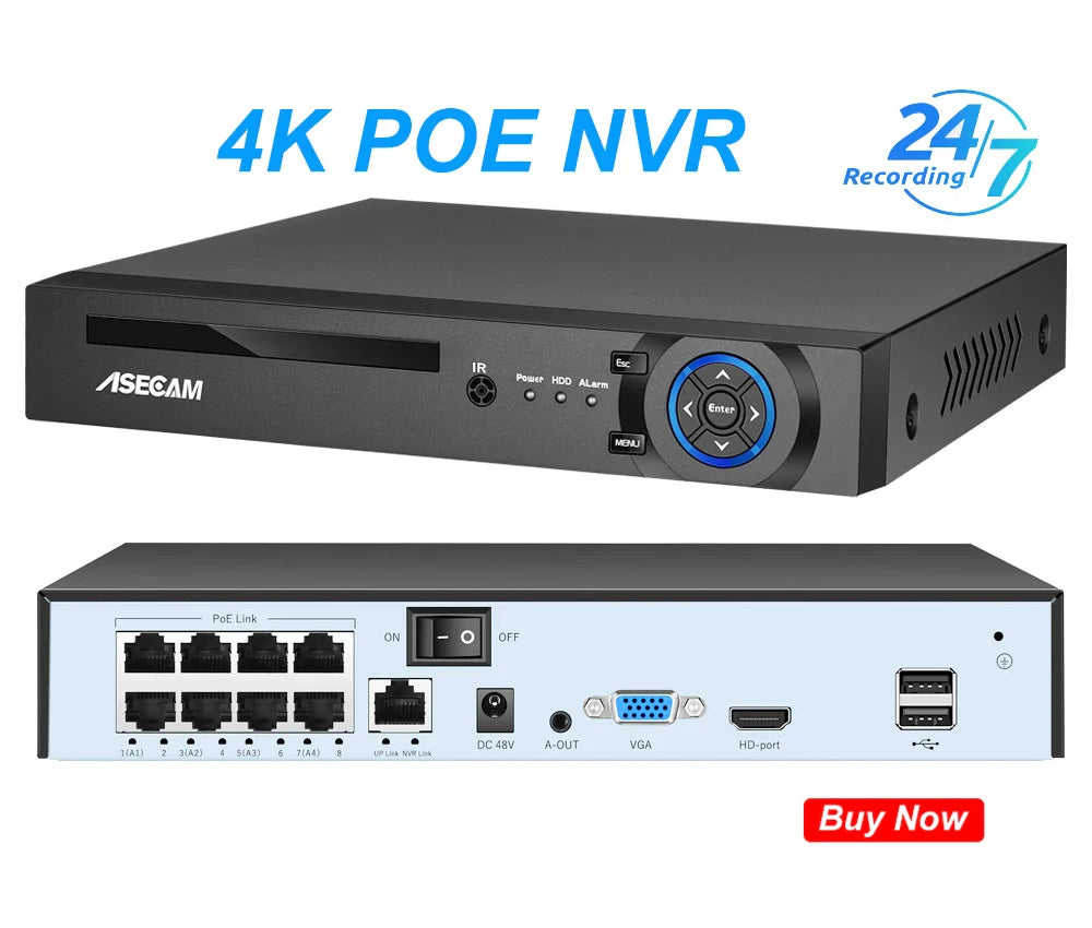 Advanced 4K IP camera highlighting its impressive 130° viewing angle, ideal for comprehensive outdoor surveillance.