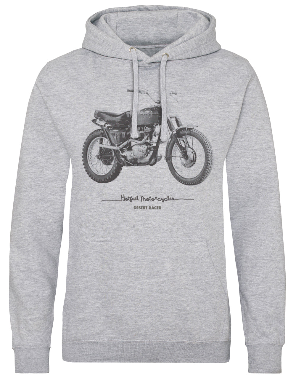Premium Hotfuel Desert Racer Hoodie - 80% Ringspun Cotton, Double-Fabric Hood, Kangaroo Pouch, WRAP Certified