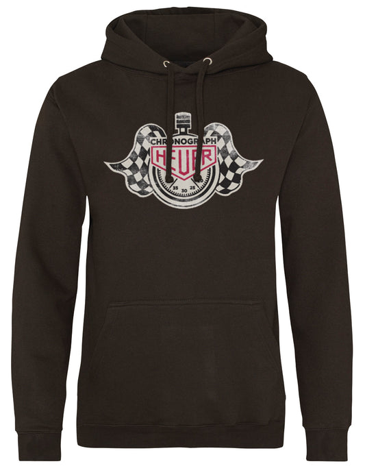 Luxury Heuer Chronograph Hoodie - Premium 80% Cotton, Double Fabric Hood, Kangaroo Pouch, Size Ranges Available