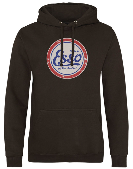 Luxury Esso Hoodie - Premium 80% Ringspun Cotton, Double Fabric Hood, Kangaroo Pocket, WRAP Certified