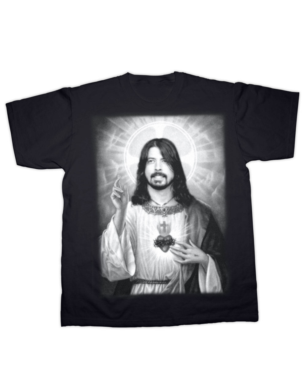 Dave Grohl Rock God T Shirt - Premium 100% Cotton, Contemporary Fit, Soft Hand Feel