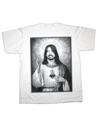 Dave Grohl Rock God T Shirt - Premium 100% Cotton, Contemporary Fit, Soft Hand Feel