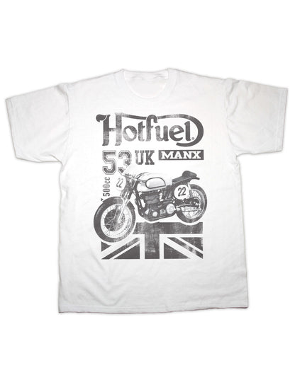 Premium 1953 Manx T-Shirt - 100% Cotton, Soft Feel, Modern Fit, Available In Various Sizes