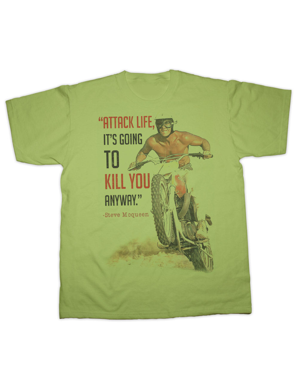 Premium 100% Cotton Attack Life T-Shirt - Modern Fit, Soft Feel, Stylish Design