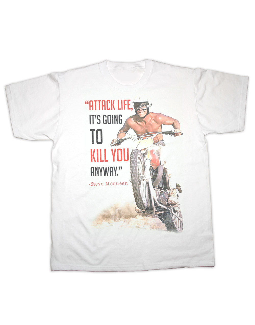 Premium 100% Cotton Attack Life T-Shirt - Modern Fit, Soft Feel, Stylish Design