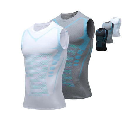 Stylish Maynox Compression Shirt for men, available in 4XL size, promotes improved posture and regains confidence during workouts, perfect for modern athletic wear.