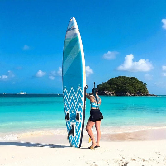 Luxury adaptive inflatable SUP seat designed for comfort and performance on water adventures.