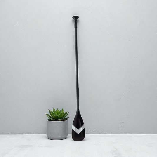 Close-up of the Full Carbon 2 Piece SUP Paddle highlighting the exquisite craftsmanship and premium materials used for superior performance.