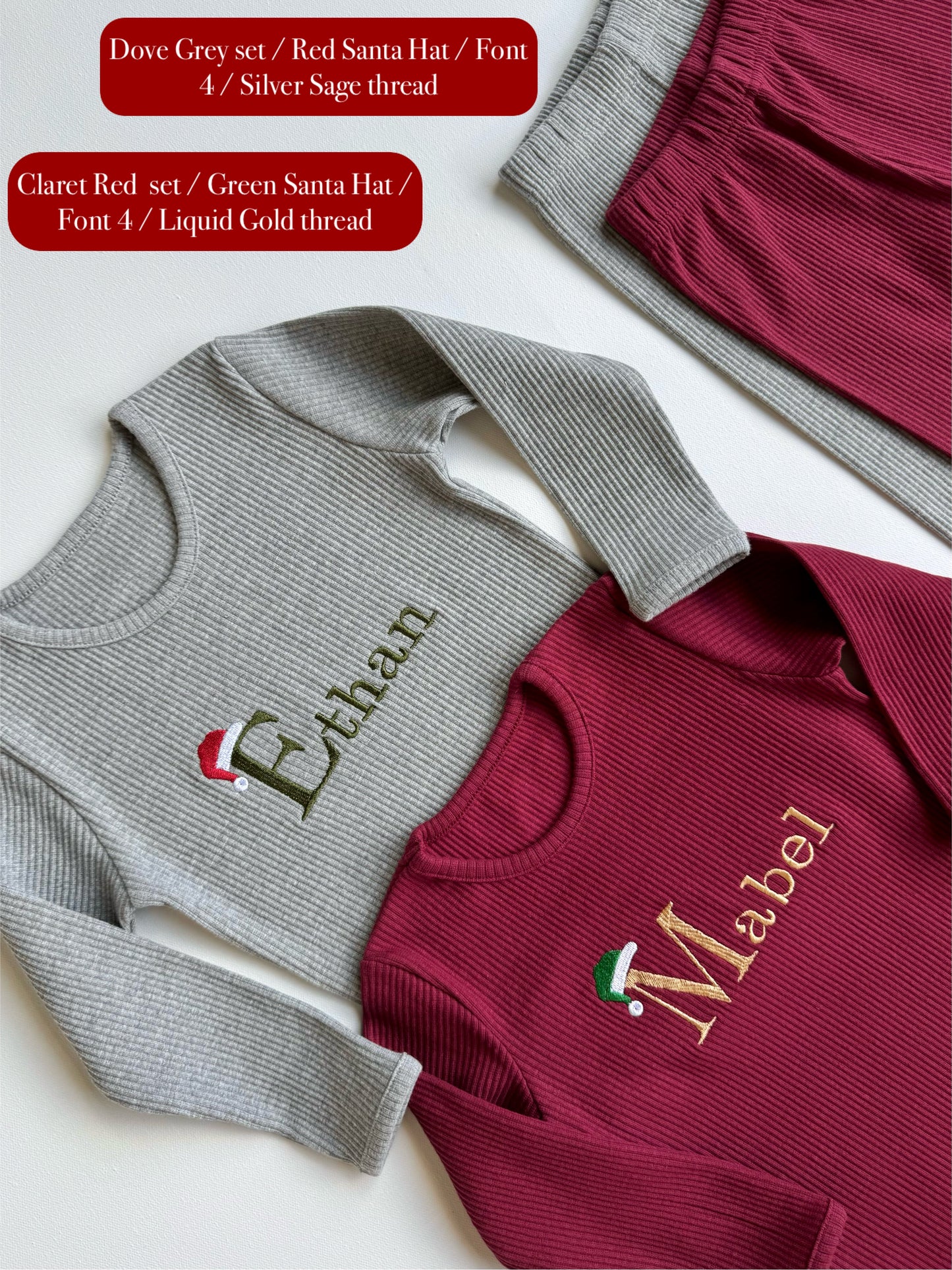 DreamBuy personalized Christmas loungewear set for all ages, perfect for creating cherished holiday memories.