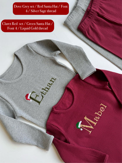 DreamBuy personalized Christmas loungewear set for all ages, perfect for creating cherished holiday memories.