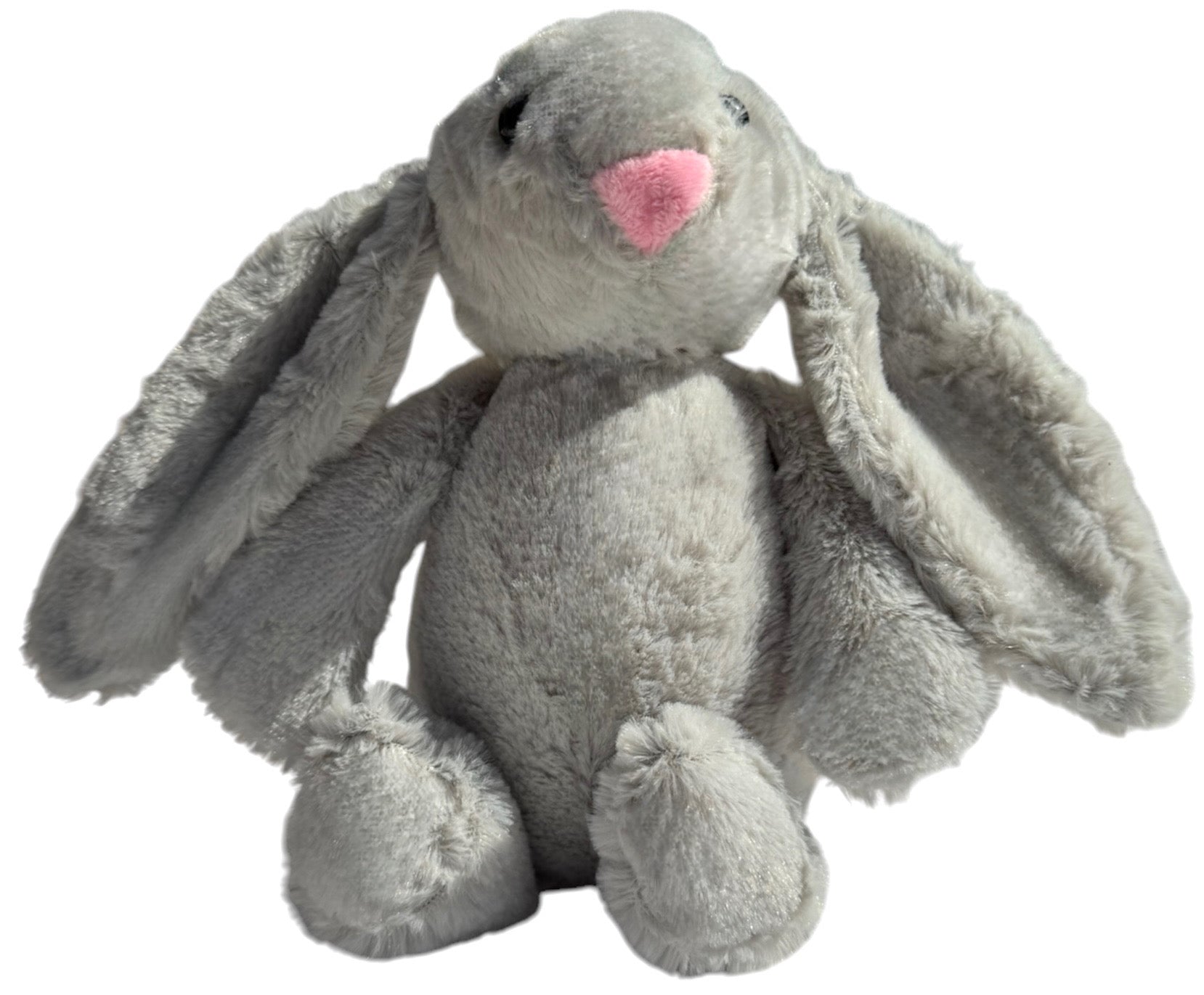 DreamBuy's exquisite beige Bunny Plush Toy, custom embroidered with a child's name, perfect for luxurious gifting.