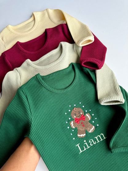 Deluxe Gingerbread Man Lounge Set for Kids by DreamBuy, perfect for holiday celebrations and family gatherings.