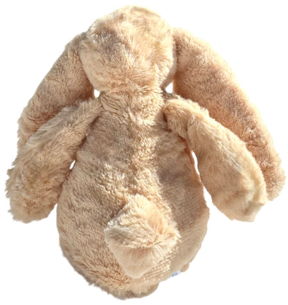 DreamBuy's signature Bunny Plush Toy, ideal for baby showers and first birthdays, beautifully packaged and ready for gifting.