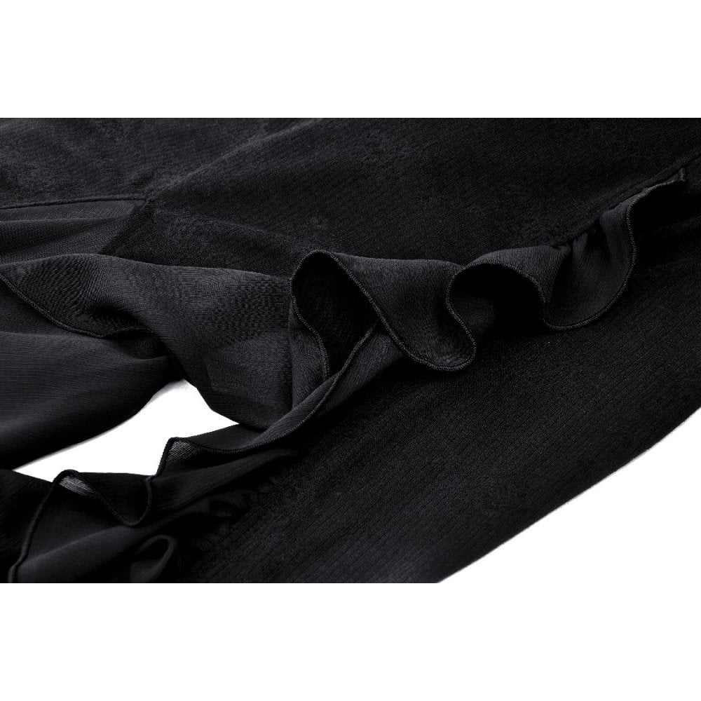 Luxury Dark In Love Izora Fishtail Skirt showcasing a side opening detail, elegantly designed to flatter curves.