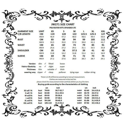 Full outfit display of the Felicity Gothic Tailcoat Shirt featuring a gothic aesthetic, elegantly styled with flowing lace elements.