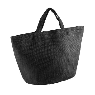 The spacious interior of the Eco-Friendly 58L Natural Jute Bag, emphasizing its generous capacity and elegant craftsmanship.