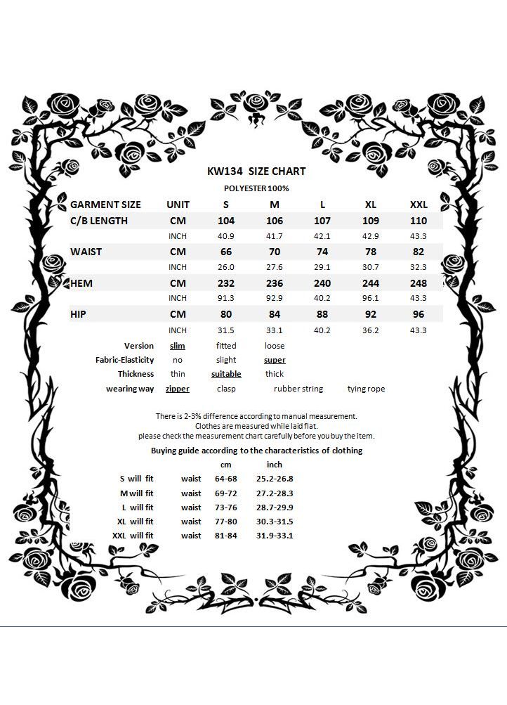 Dark In Love Cordelia Fishtail Skirt in Black Velvet with Lace Detailing - 42" Length