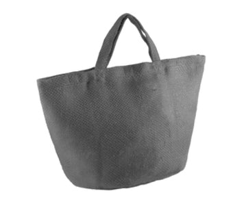 Stylish image of the Eco-Friendly Jute Bag filled with organic products, emphasizing its spacious 58-litre capacity and sustainability.