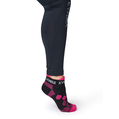 Stylish KYMIRA Infrared Ankle Socks available in various sizes, engineered to promote circulation and boost recovery after intense workouts.