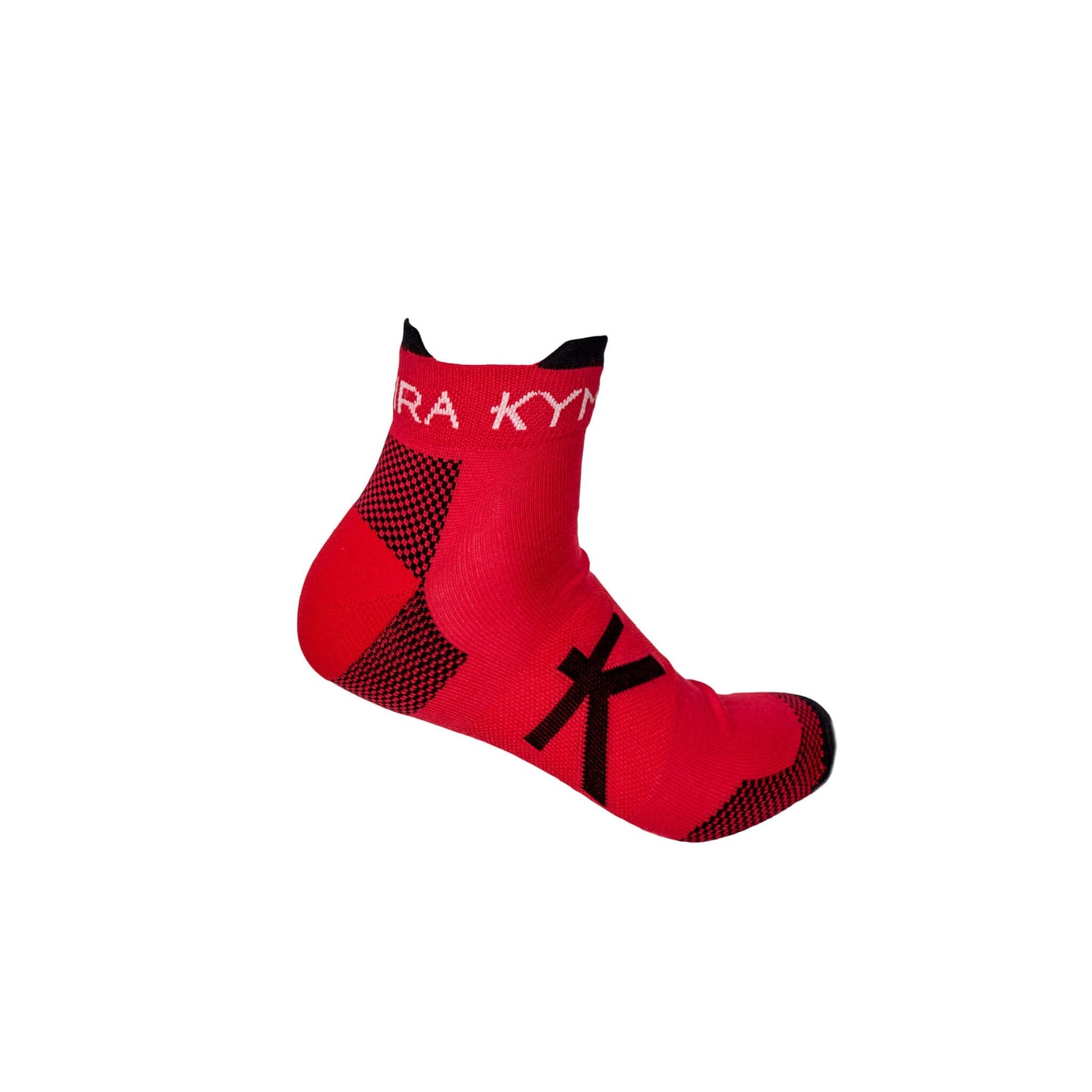 Elegant KYMIRA Infrared Ankle Socks featuring cushioned comfort, arch support, and anti-rub tabs, designed for ultimate performance and luxury during any activity.
