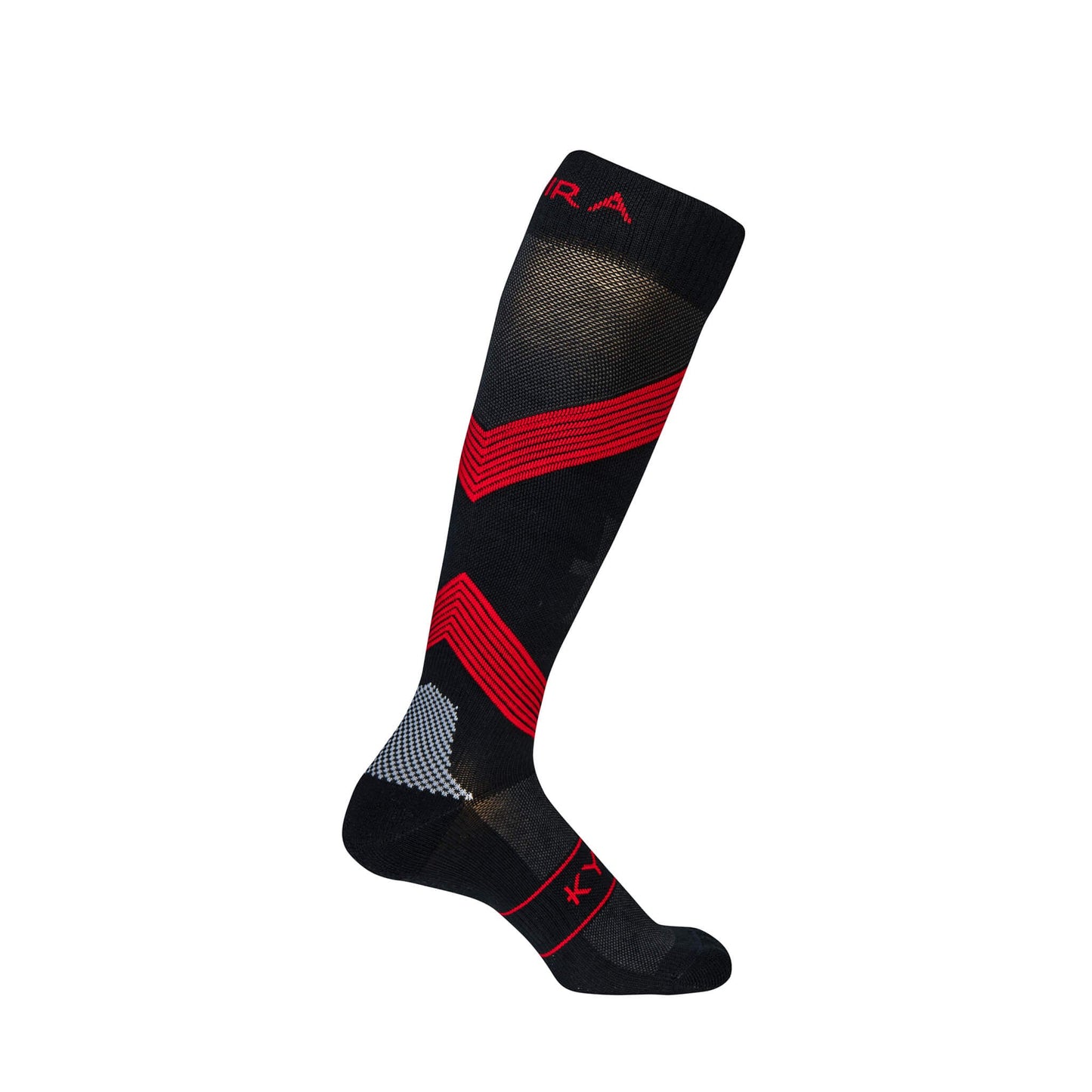 KYMIRA Infrared Compression Socks 2.0 in sleek design, ideal for athletes seeking injury prevention and improved circulation during their activities.