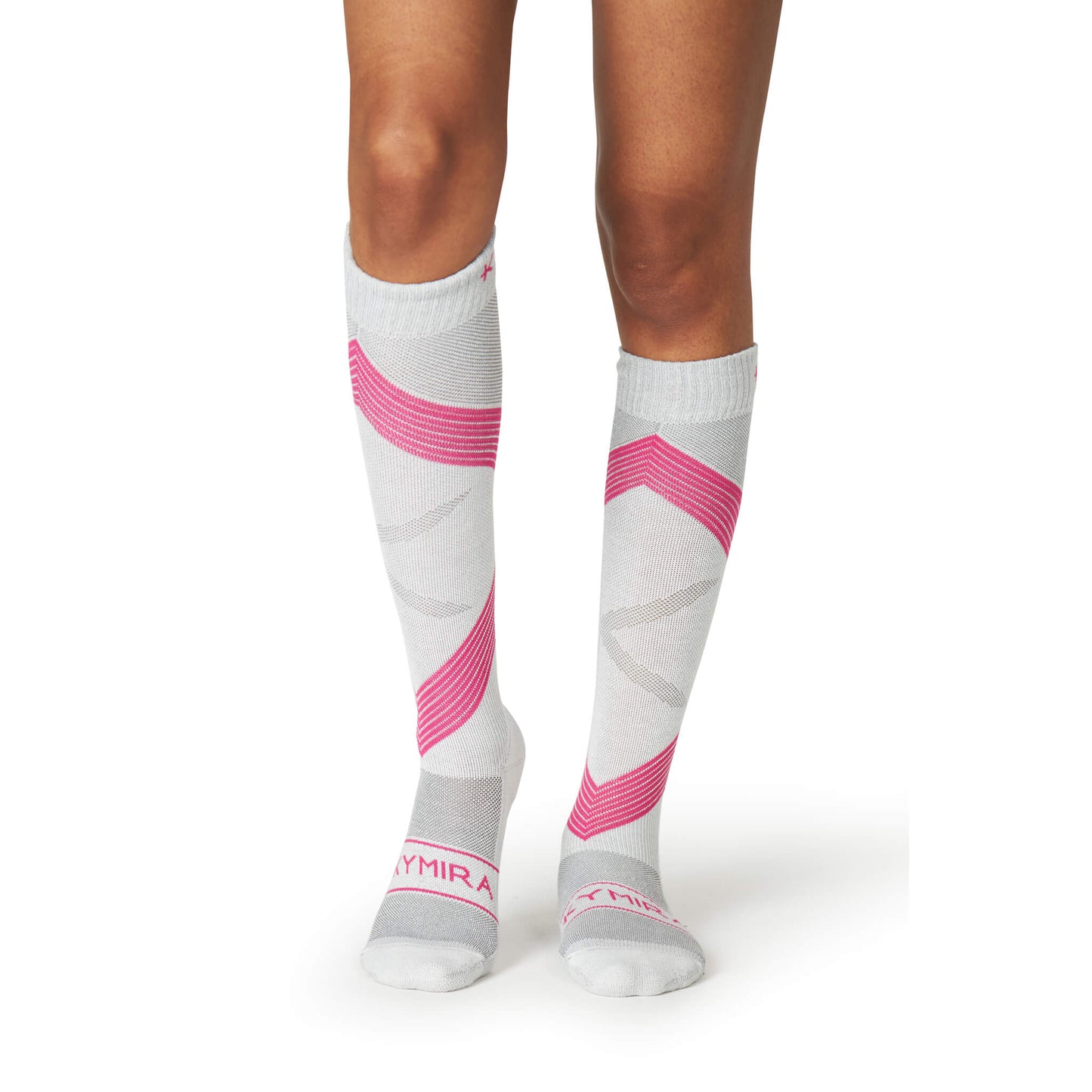 KYMIRA luxury infrared compression socks showcasing targeted support technology for enhanced performance and comfort.