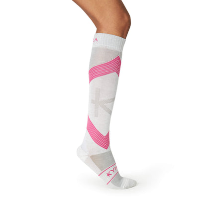 Sophisticated KYMIRA Infrared Compression Socks offering advanced KYnergy technology, designed for optimal oxygenation and muscle support.