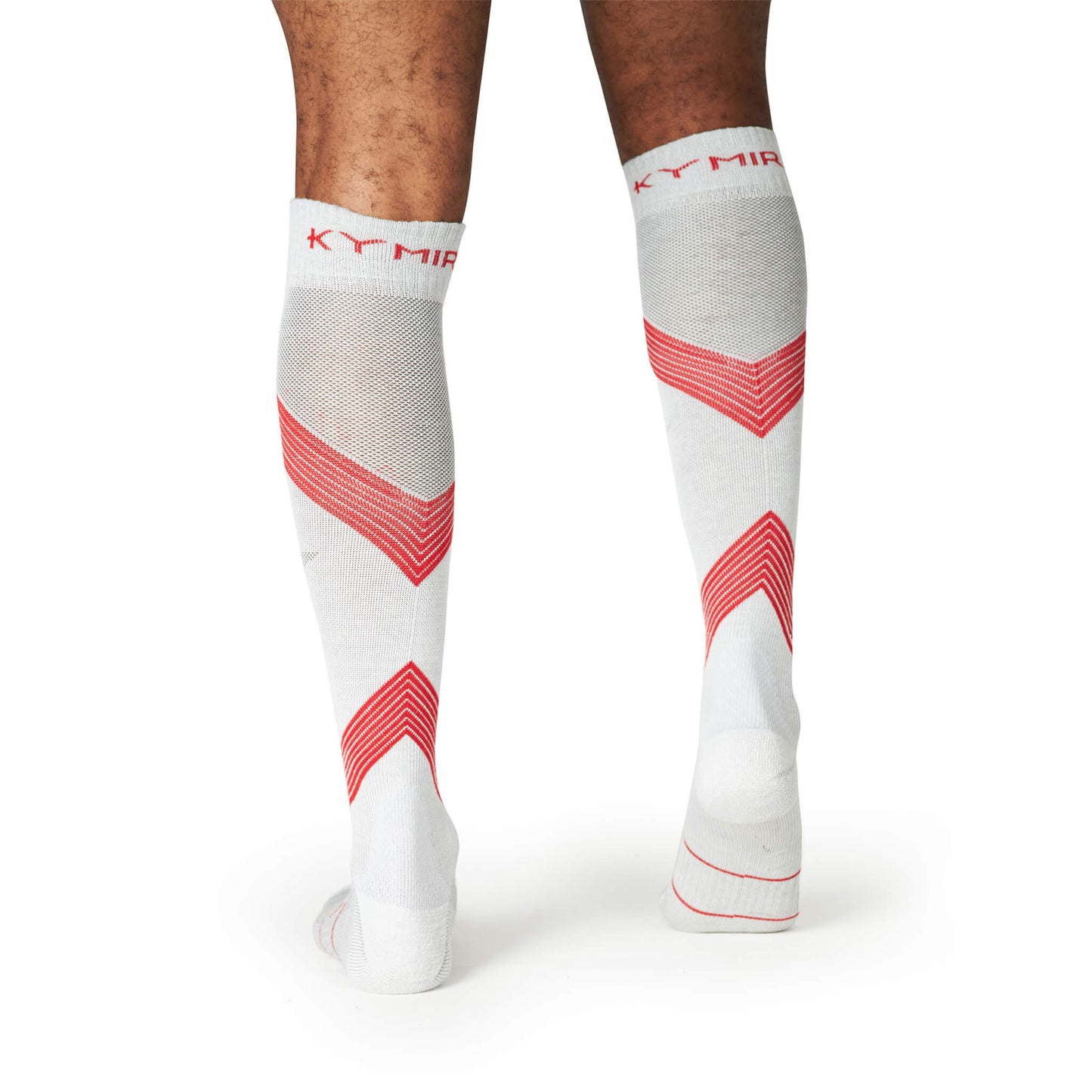 KYMIRA Infrared Compression Socks 2.0: showcasing calf, Achilles, and arch support bands for optimum comfort and luxury.